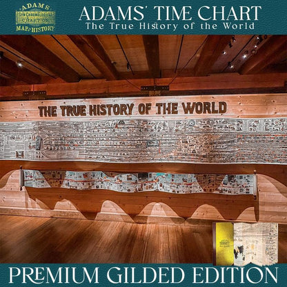 Adams’ Premium 23-Foot Map of History