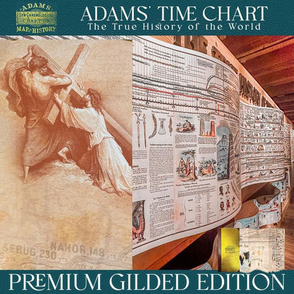 Adams’ Premium 23-Foot Map of History